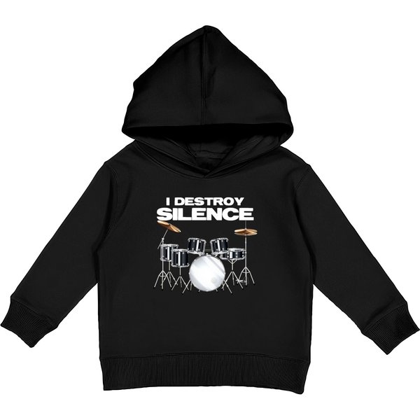 Drums Band Rock Music Kids Pullover Hoodies-image