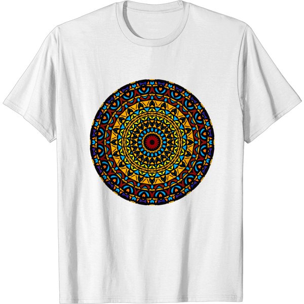 Oriental Style Mandala - Mandala Design - T-Shirt-image