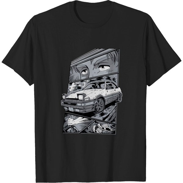 Akina Downhill - Initial D - T-Shirt-image