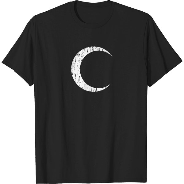 Moon Knight Logo T-Shirt: Crescent Moon Design-image
