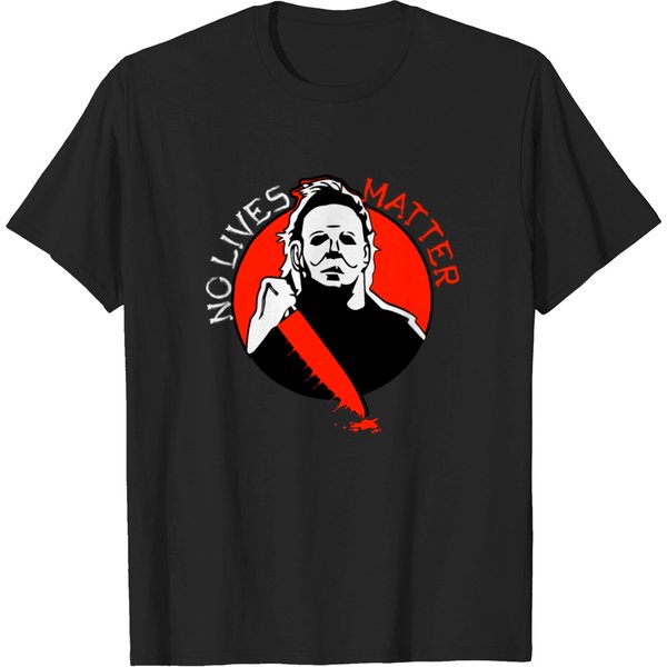 Bloody Scary Michael Myers No Lives Matter Thrille T-Shirt-image