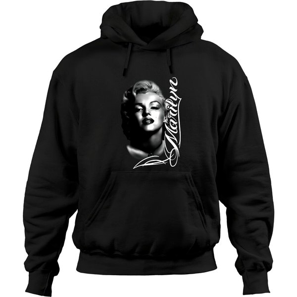 Marilyn Monroe Thermal Signature Hoodies Marilyn Monroe Vintage Shirt-image