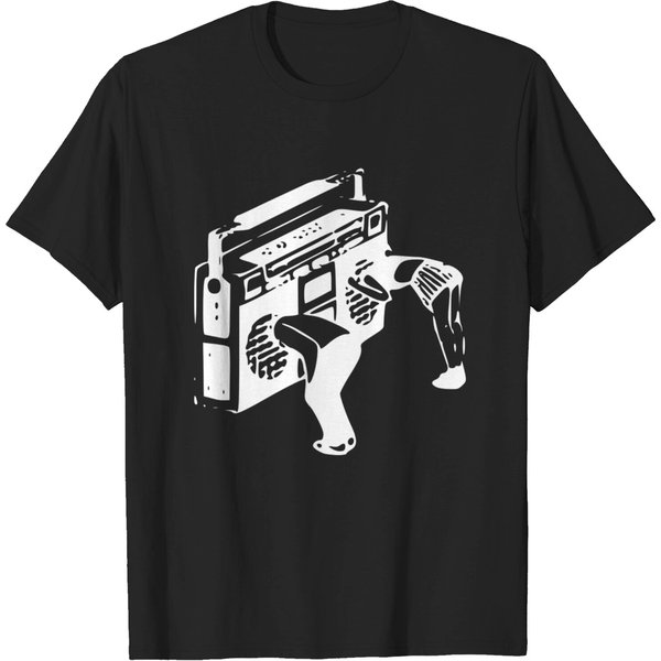 Radio Speaker - Listen To Music - White T-Shirt-image