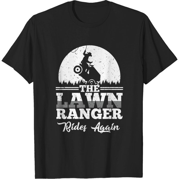 The Lawn Ranger Rides Again Shirt Cute Lawn T-Shirt-image