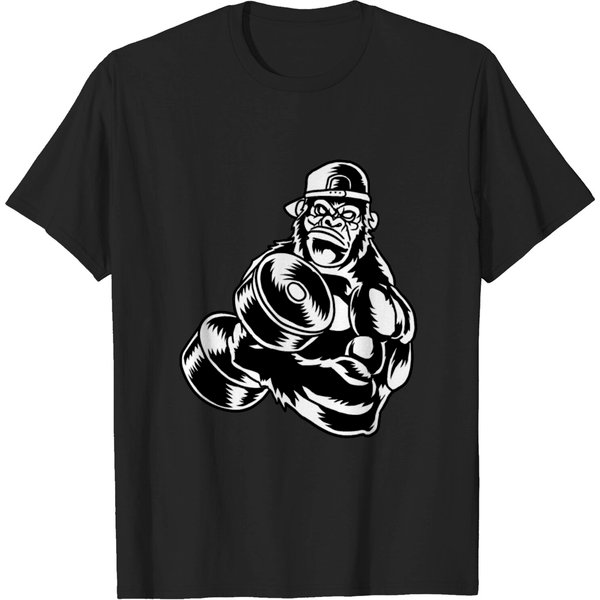 Gorilla Chimpanzee Monkey Ape Baboon Animal Gift T-Shirt-image