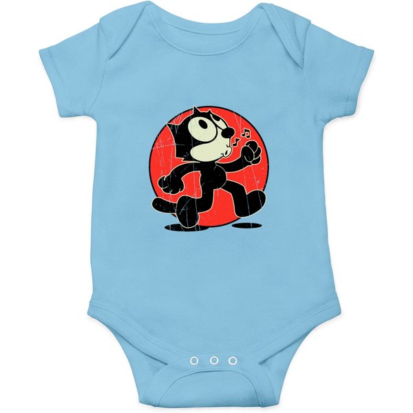Felix The Cat Keep Walking Onesies-image