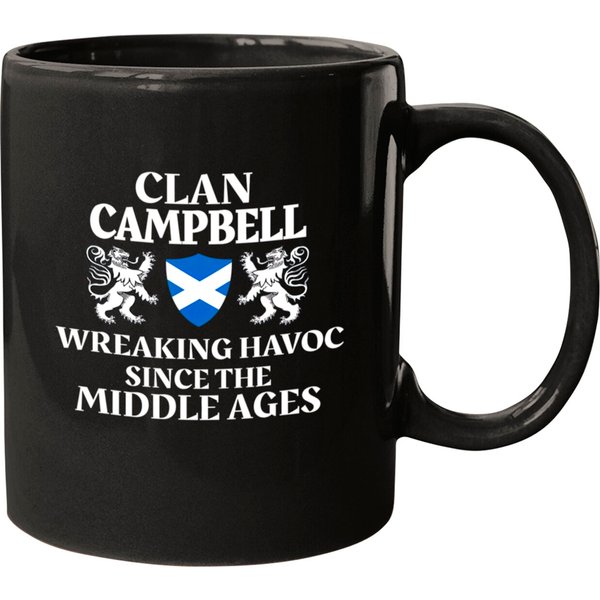 Campbell Scottish Family Clan Scotland Name Lion Mugs
