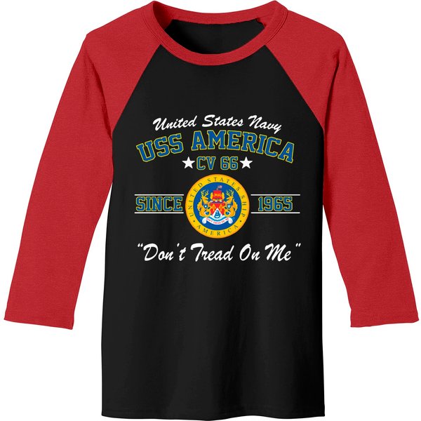 Uss America Cv-66 Baseball Tees