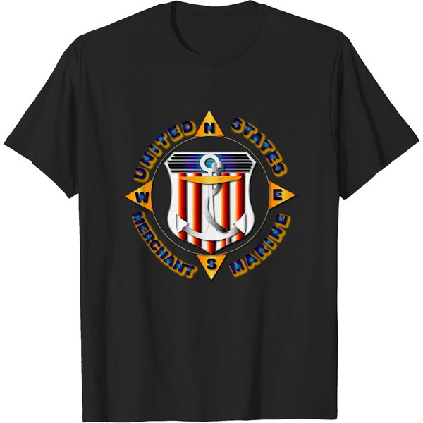 Emblem - Us Merchant Marine T-Shirt-image