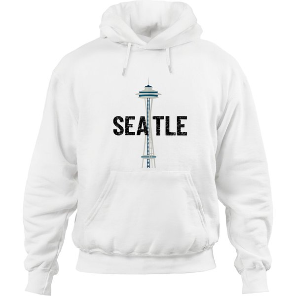 Seattle Space Needle Traveler Souvenir Washington Gift - Seattle Souvenir - Hoodies-image