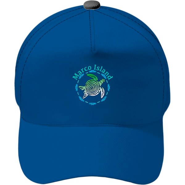 Marco Island Baseball Caps Vintage Tribal Turtle Gift Baseball Cap
