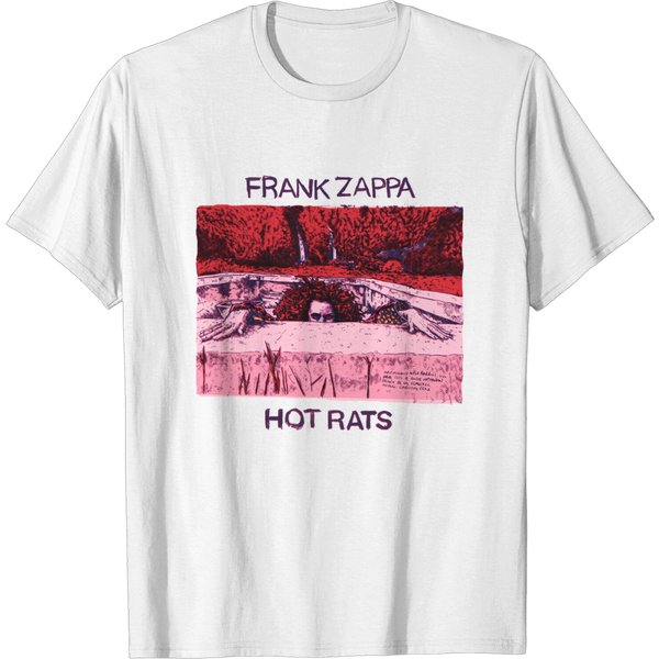 Frank Zappa´S Hot Rats Redrawn By Maximiliano Lopez Barrios - Frank Zappa - T-Shirt-image