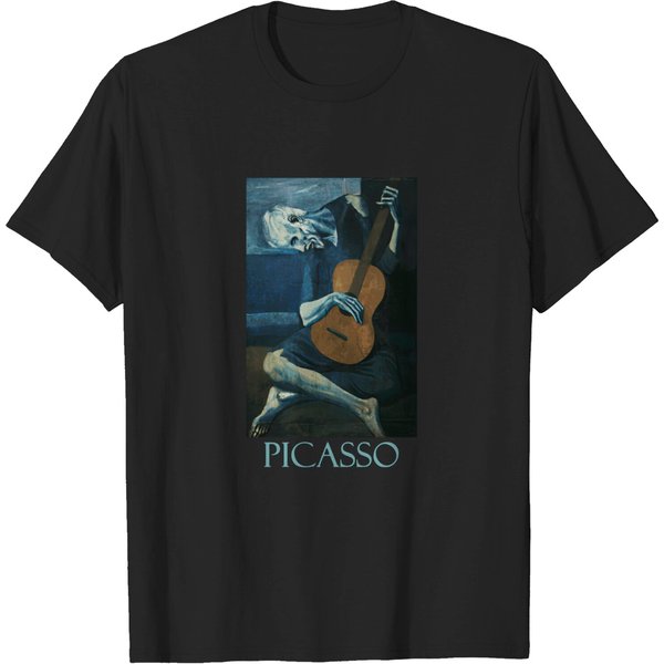 The Blind Guitarist (1904-05) By Pablo Picasso - Picasso - T-Shirt-image