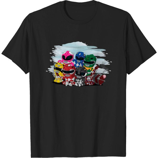 Rangers Victory Selfie - Power Rangers - T-Shirt-image