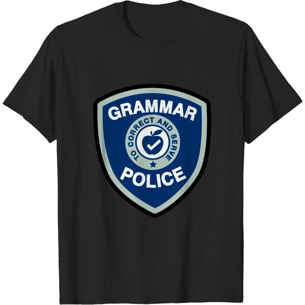 Grammar Police - Grammar - T-Shirt-image