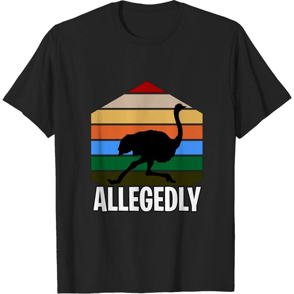 Allegedly Funny Ostrich - Allegedly Funny - T-Shirt-image