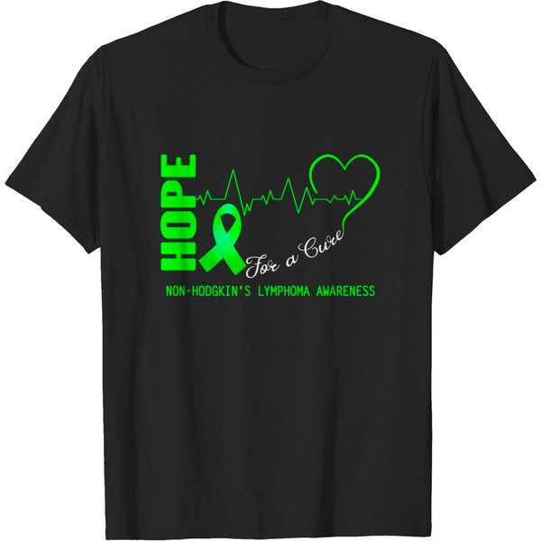 Non-Hodgkin's Lymphoma Awareness Support T-Shirt - Hope For A Cure-image