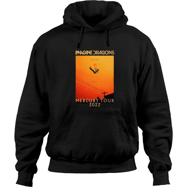 Imagine Dragons Mercury Tour 2022 Double-Sided Hoodie - With Tour Dates-image