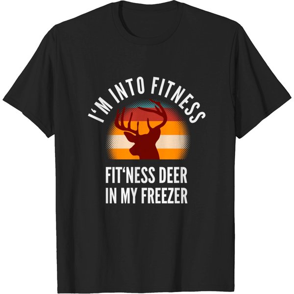 Im Into Fitness Fit'ness Deer In Freezer T-Shirt-image
