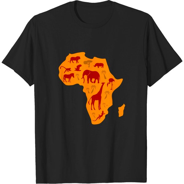 African Safari Africa Serengeti Continent Wilderne T-Shirt-image