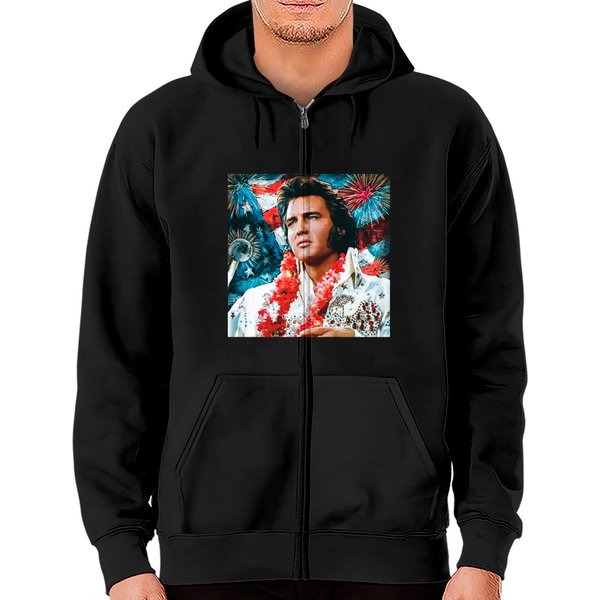 Elvis | America The Beautiful - Elvis - Zip Hoodies-image
