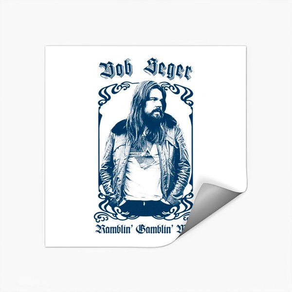 Bob Seger // Vintage Style Fan Art Design - Bob Seger - Stickers-image