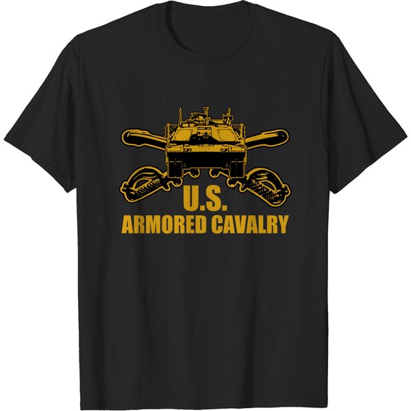 U.S. Armored Cavalry - Us Cavalry - T-Shirt-image
