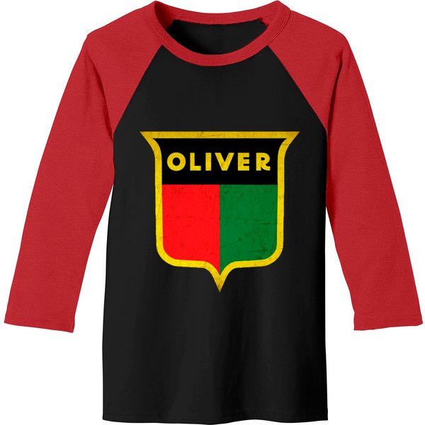 Oliver Farm Tractors And Equipment - Farming - Baseball Tees-image
