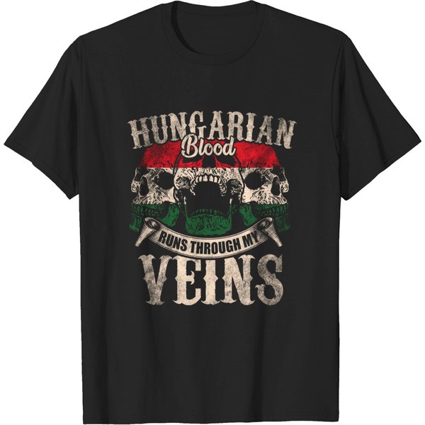 Hungarian Blood Runs Through My Veins - Hungarian - T-Shirt-image