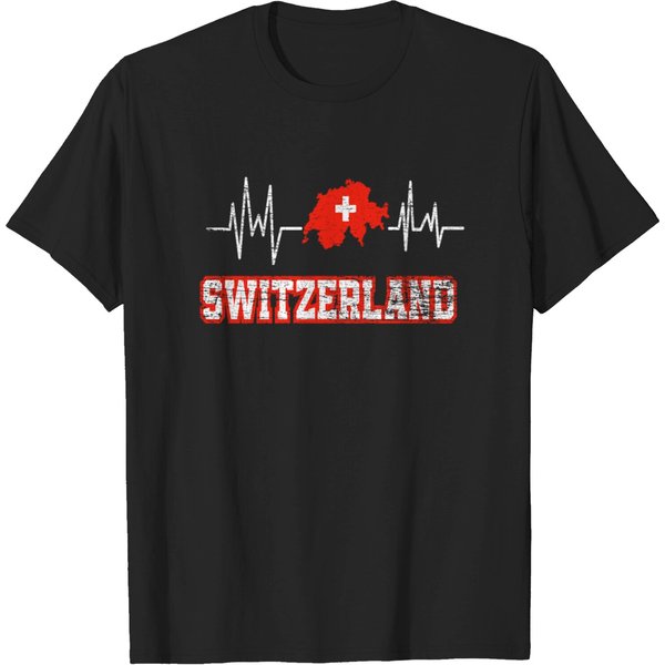 Switzerland Heartbeat T-Shirt-image