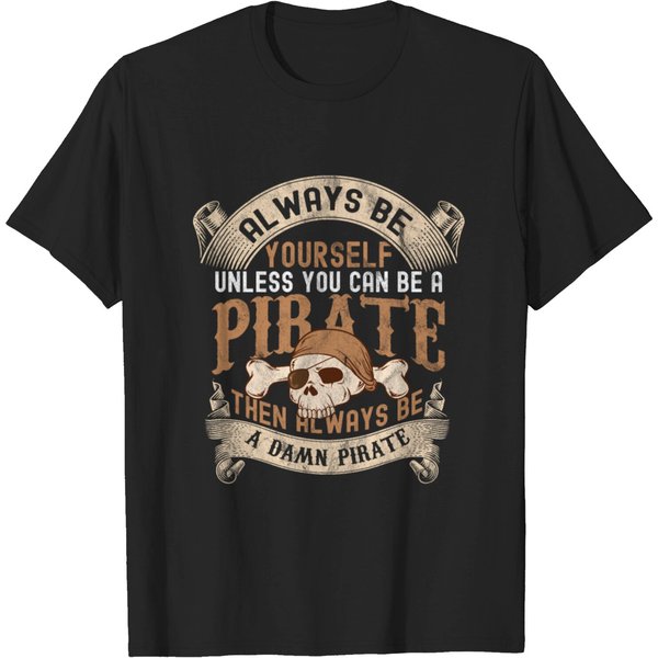 Become A Pirate Pirate Ship Buccaneer Treasure T-Shirt-image