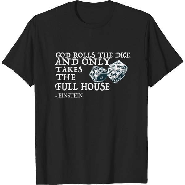 God Rolls The Dice Yahtzee Dice T-Shirt-image