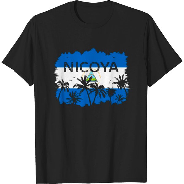 Nicoya, Nicaragua Flag, Nicaragua Short-Sleeve, T-Shirt-image