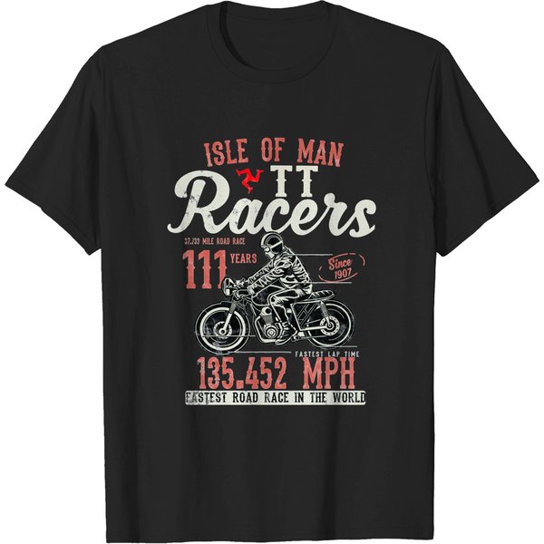 Isle Of Man Tt Races Top Speed Racing T-Shirt-image