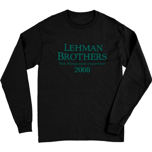 Lehman Brothers Long Sleeves, Risk Management Department 2008 Short Sleeve Tee-image