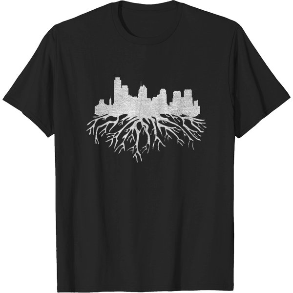 Philadelphia Skyline Roots Clothing Shirts Apparel T-Shirt-image