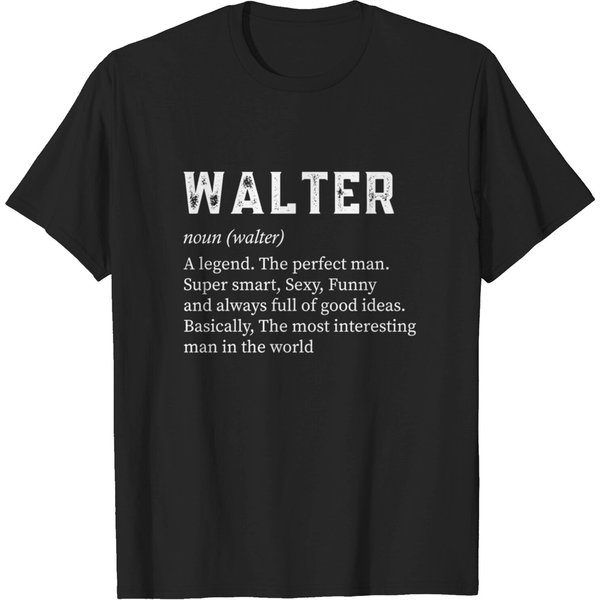 Mens Walter Name T-Shirt-image