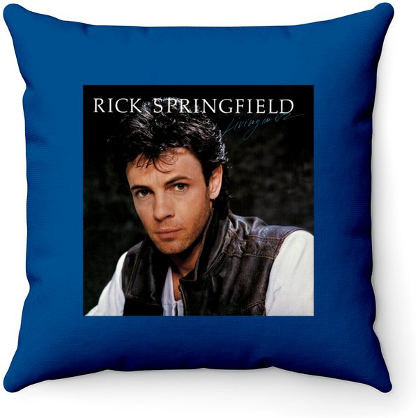 Rick Springfield Throw Pillows-image