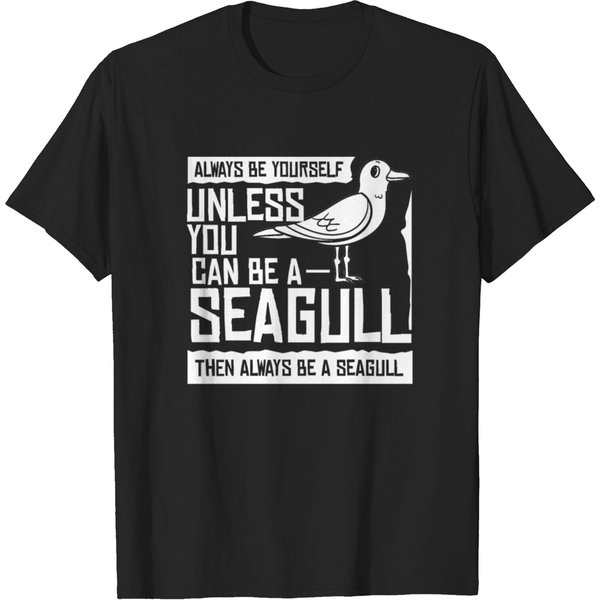 Seagull Seabird Gift Sea Gull Bird T-Shirt-image