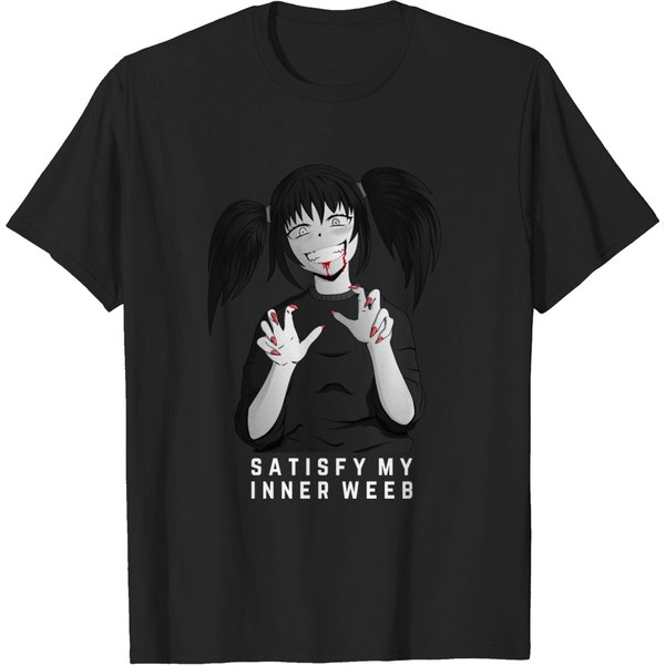 Anime Girl Yandere Vampire Inner Weeb Otaku T-Shirt-image