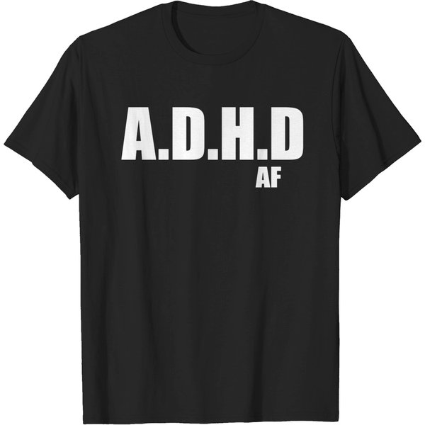 Adhd Af Quote T-Shirt-image