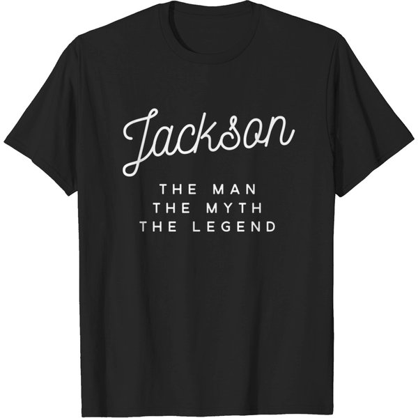 Jackson The Man The Myth The Legend T-Shirt-image