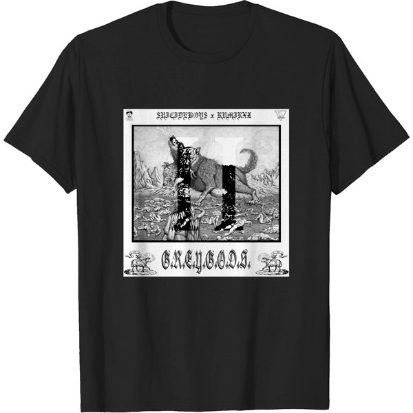 Suicideboys Shirt G.R.E.Y.G.O.D.S Cover Art Unisex Heavy Cotton Tee Vintage 90'S Rap Tee Rare T-Shirt-image
