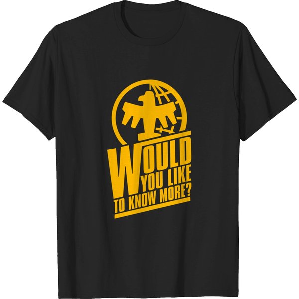 Federal Network Would You Like To Know More? - Starship Troopers - T-Shirt-image