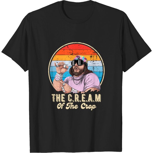 The C.R.E.A.M Of The Crop Randy Savage Legend - Macho Man - T-Shirt-image
