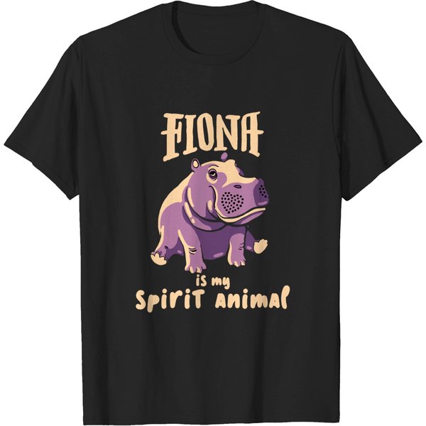 Fiona The Hippo Spirit Animal T-Shirt-image