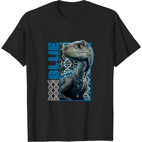 Jurassic World Blue Fan Art Graphic Classic T-Shirt-image