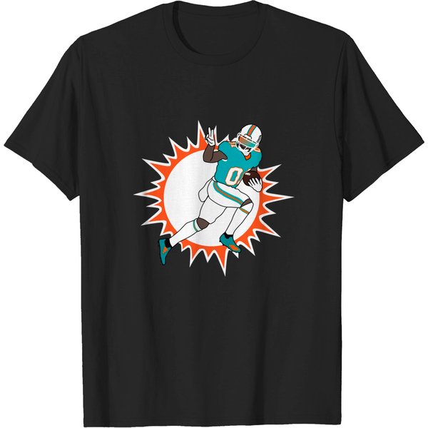 Tyreek, Peace Up And Miami - Tyreek Hill Miami - T-Shirt-image