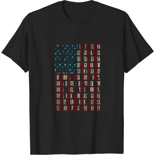 Rock Flag And Eagle T-Shirt Essentiel-image