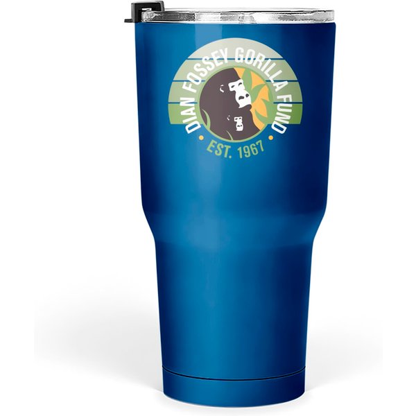 Dian Fossey Gorilla Fund Black And White Tumblers 30 Oz-image